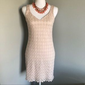 Zara blush sleeveless dress